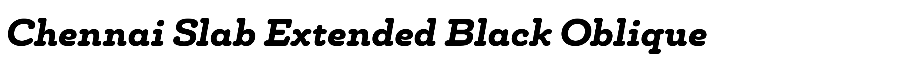 Chennai Slab Extended Black Oblique